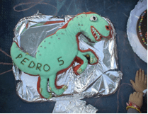 Pastel de dinosaurio