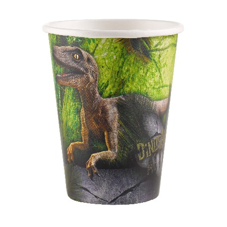 Vaso de 266 ml dinosaurios