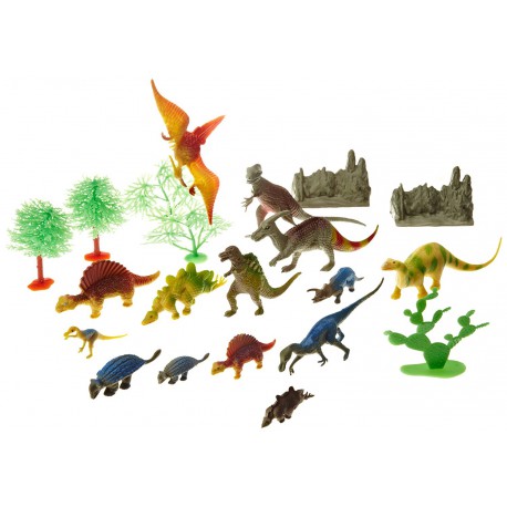 20 cm Cubo de Juego y Aventuras Wild Republic figurillas coleccionables Dinosaurio 23-Piezas 22113