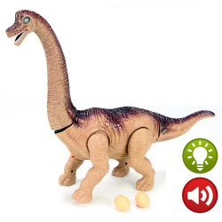 Brachiosaurio con luz y movimiento