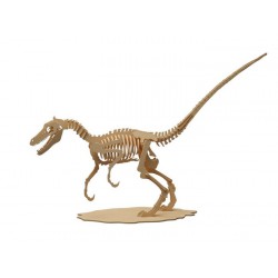 Maqueta de dinosaurio Velociraptor 48 cm x 17 cm x 31 cm