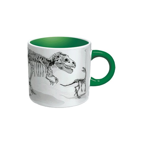 TAZA T-REX QUE CAMBIA DE DIBUJO