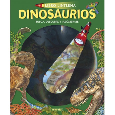 Libro Linterna, Dinosaurios, Busca, Encuentra y Diviertete