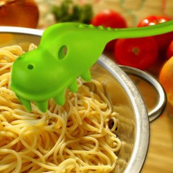 Cuchara de spaguettis dinosaurio