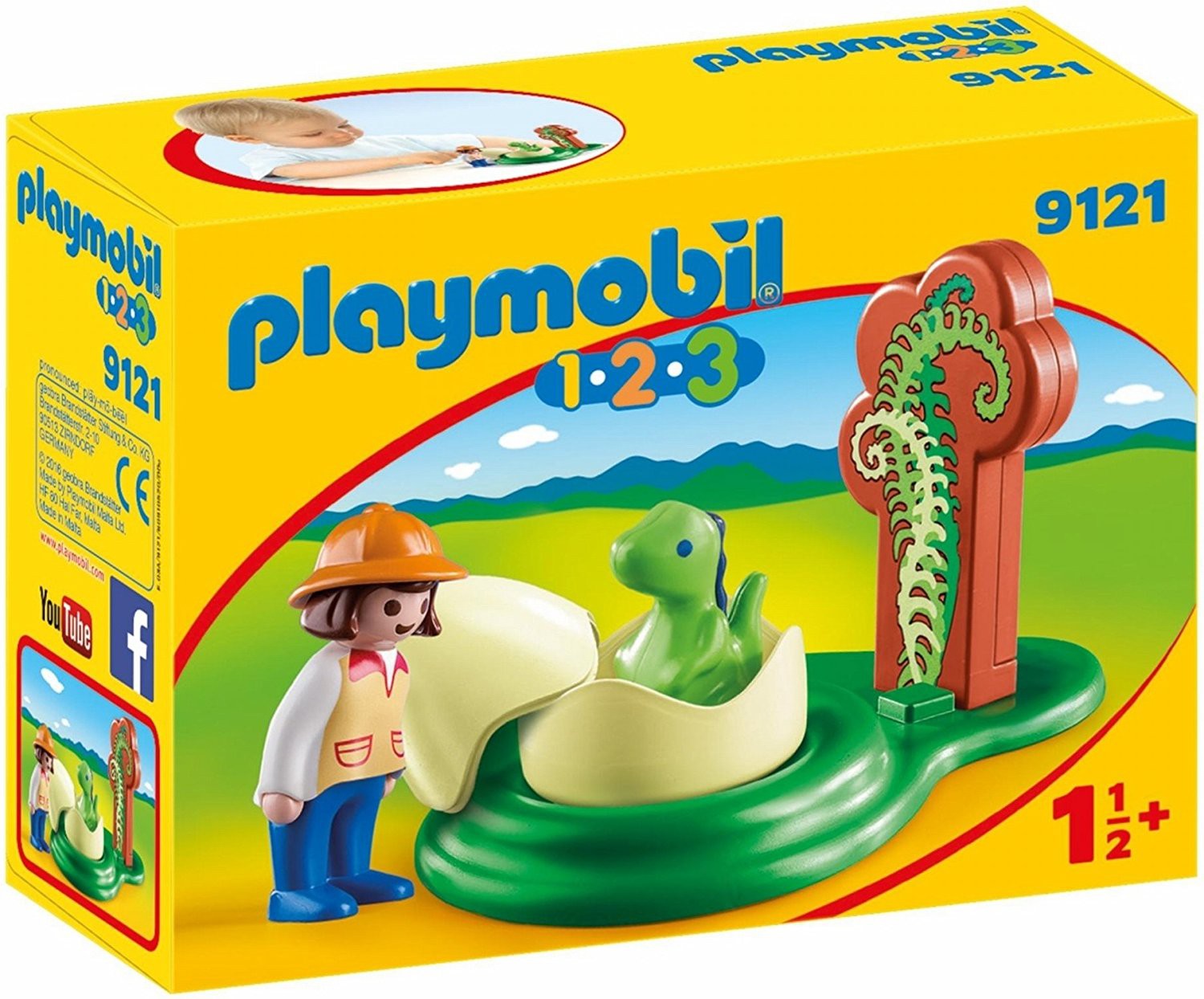 Playmobil  Explorador con huevo de dinosaurio