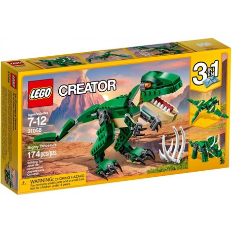 Grandes dinosaurios de marca Lego