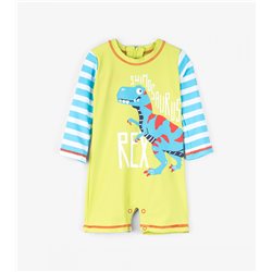  Hatley mono para bebé con protector solar T-rex