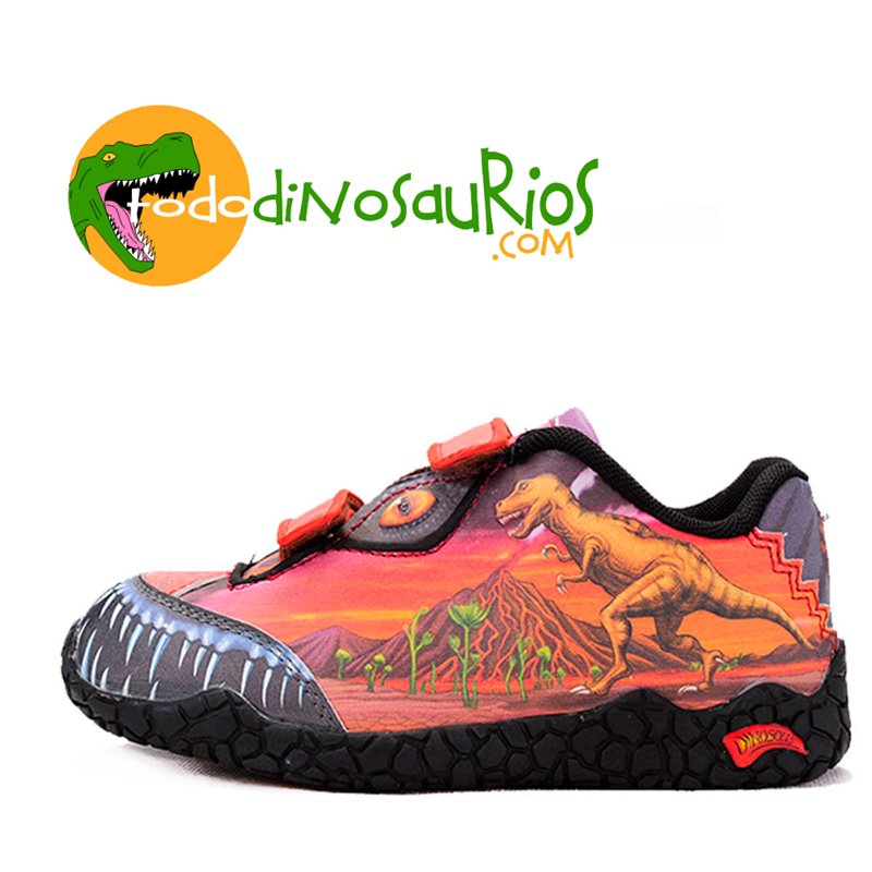 Zapatillas de Dinosaurio Tiranosaurio con luz