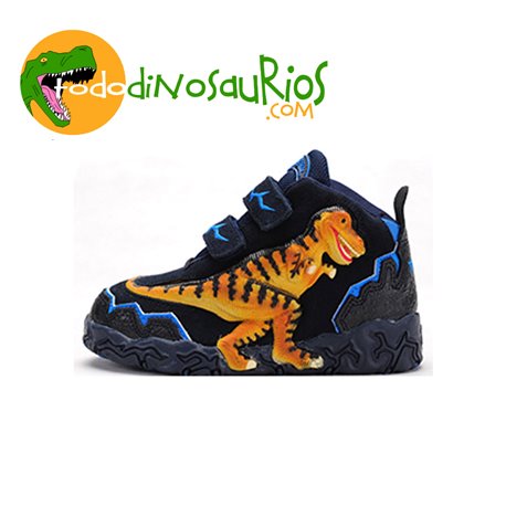 Botas de dinosaurio Tiranosaurio Rex azul