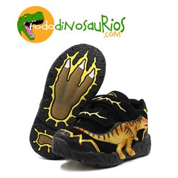 Zapatillas de Dinosaurio Tiranosaurio con luz