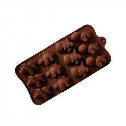 Molde dinosaurios de chocolate