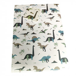 Bolsa de regalo con dibujos de dinosaurios