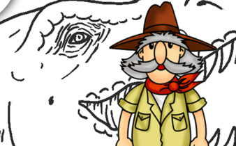 Dibujos de dinosaurios para colorear sobre el Tiranosaurio Rex.